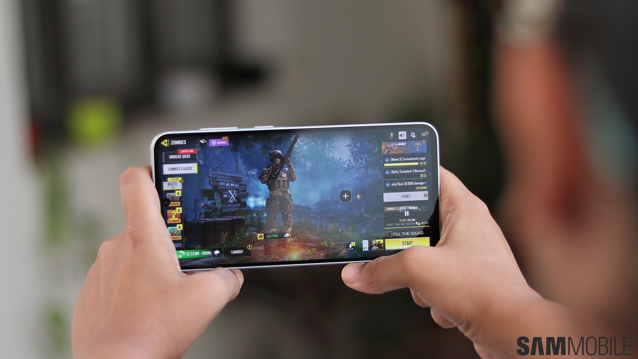 galaxy a56 gaming – call of duty