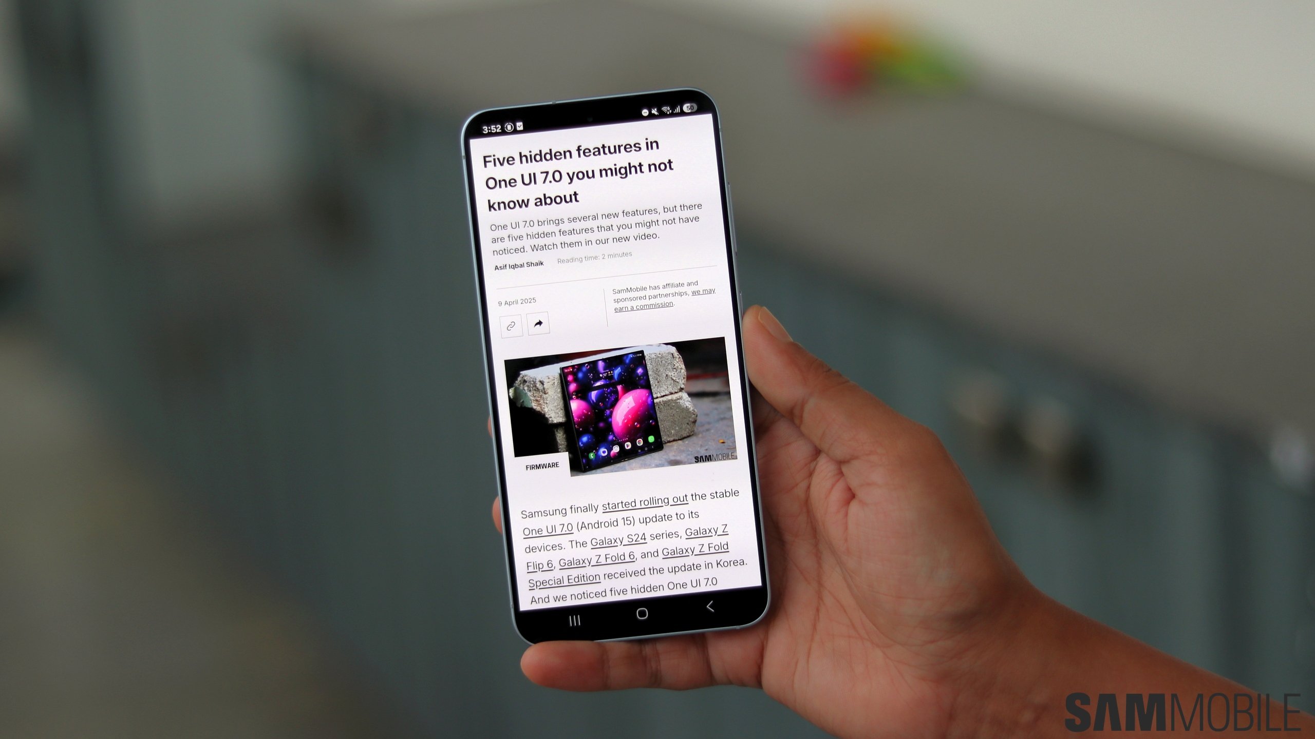 Is your Galaxy smartphone getting the One UI 7 update yet?