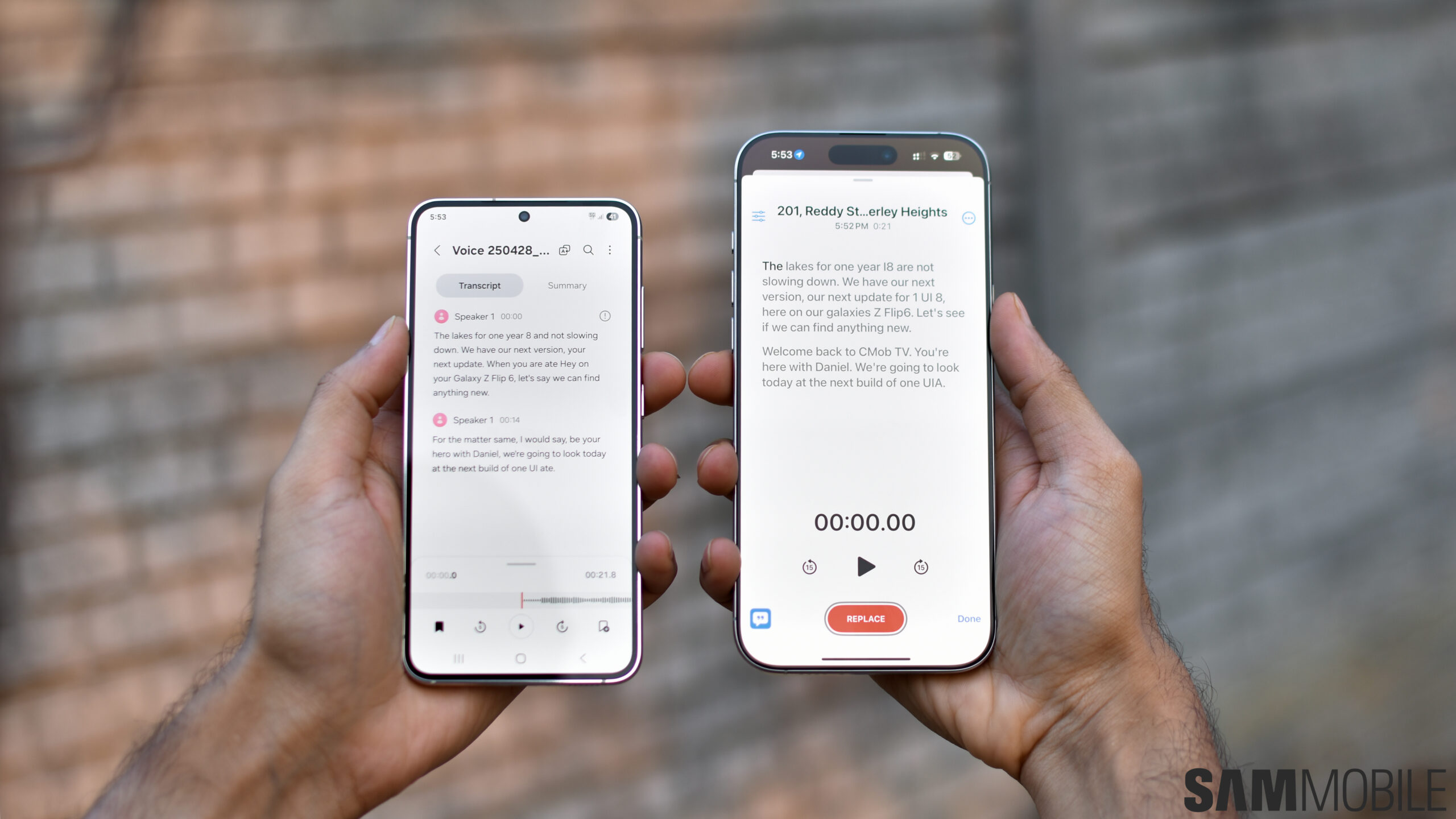 Samsung Galaxy AI vs Apple Intelligence [Part 4]: Voice transcription