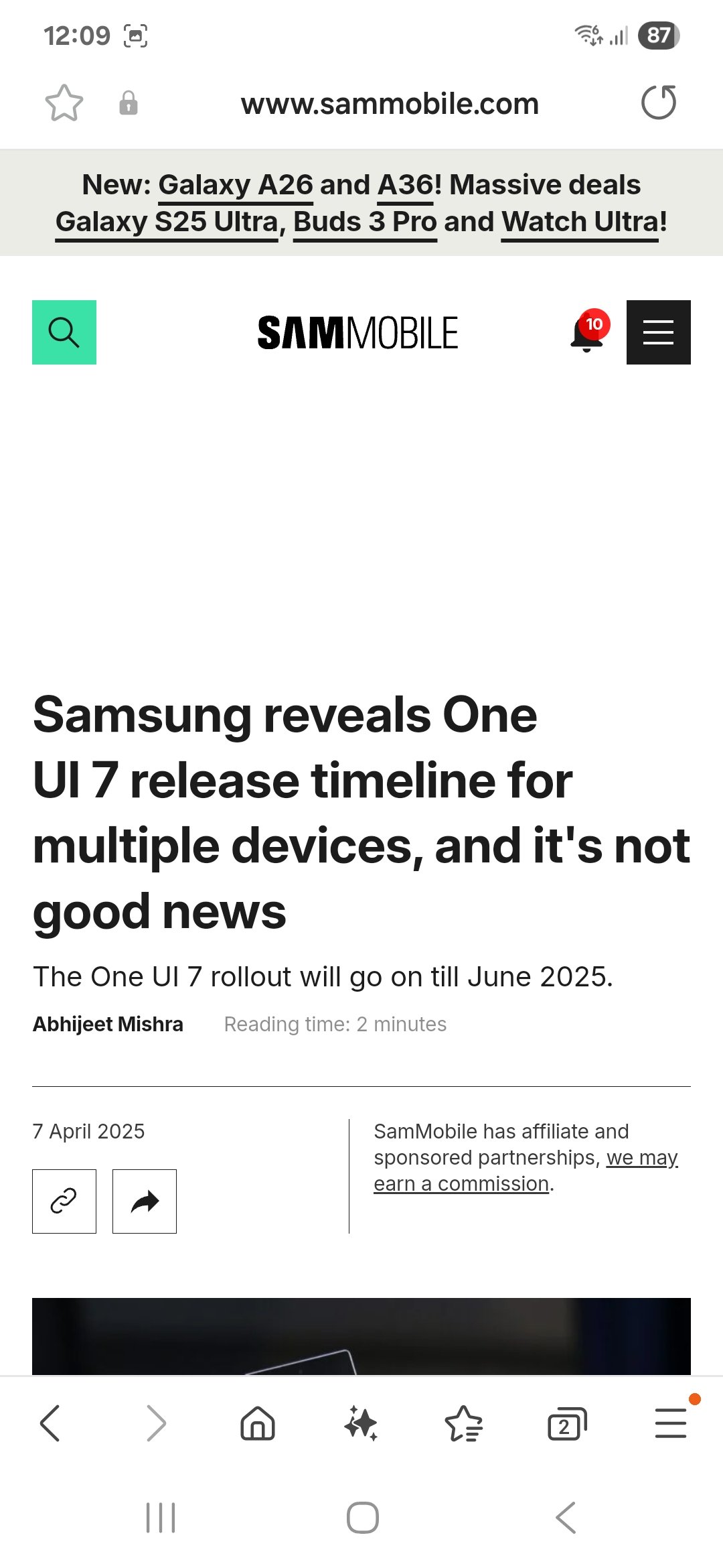samsung galaxy s23 samsung galaxy ai writing assist (06) samsung internet webpage galaxy ai summary